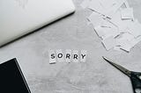 4 Steps of Apologizing