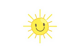 smiling sun emoji