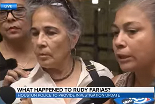The family members of Rudy Farias are extremely angry and upset with law enforcement!