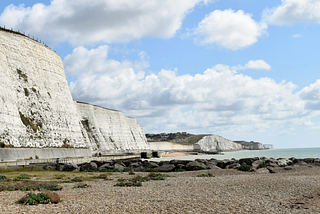 White chalk cliffs along the British coastline — Moral Letters to Lucilius