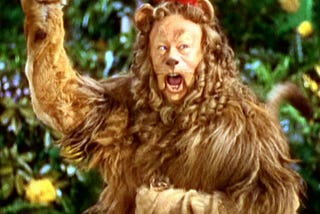 Photo of the Cowardly Lion from The Wizard of Oz