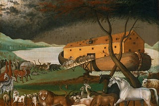 A image of Noah’s Ark by American painter Edward Hicks