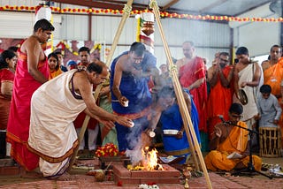 In the heart of America, a rare Vedic ritual invokes peace and prosperity
