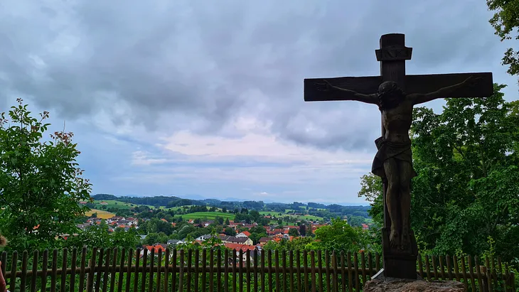 Breathtaking view from the Andechs Monastery