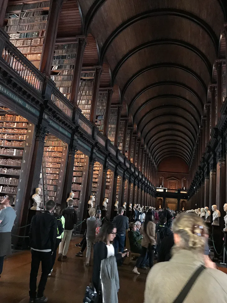 Old Library at Trinity College, Dublin, Ireland by author