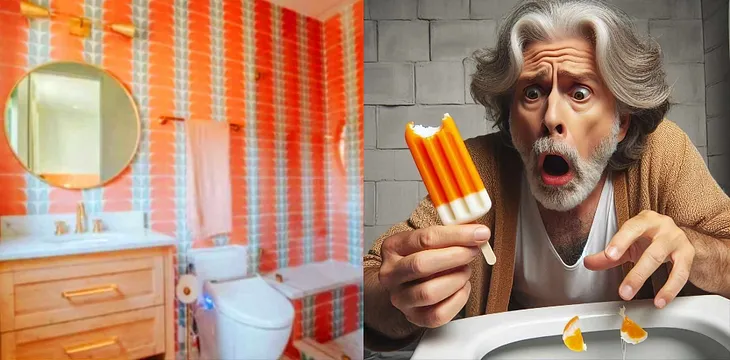 I Just Dropped My Creamsicle Into the Toilet
