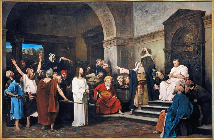What happened to Pontius Pilate after the execution of Christ?